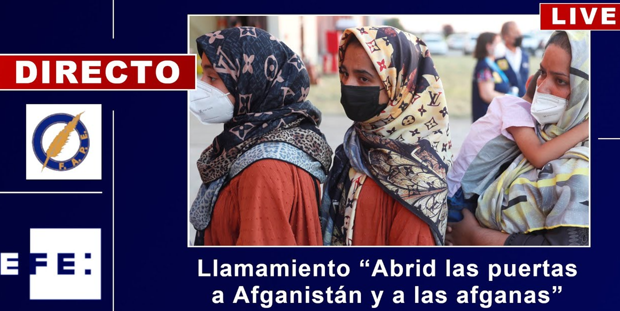 La FAPE convoca una rueda de prensa para presentar la iniciativa ‘Abrid las puertas a Afganistán y a las afganas’
