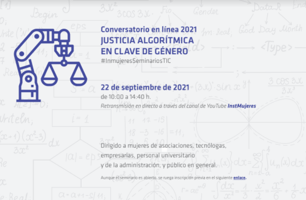 Seminario ‘Justicia algorítmica en clave de género’